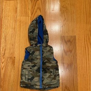 Little Me hooded puffer vest-18 month old